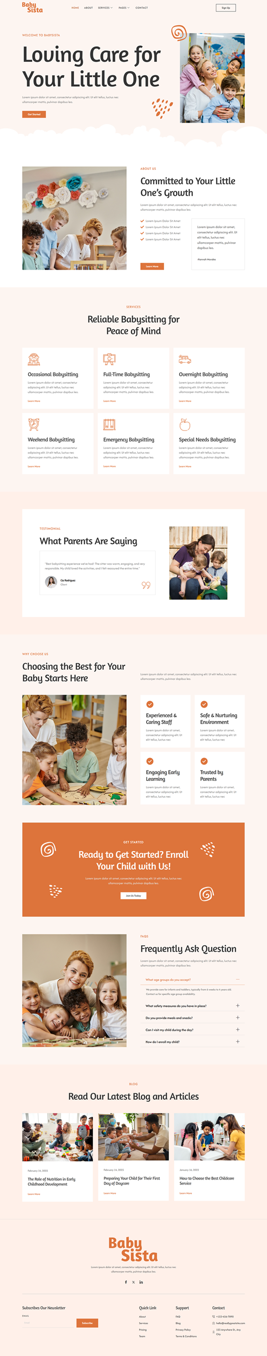 baby care home